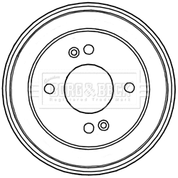 Brake Drum (BBR7224)