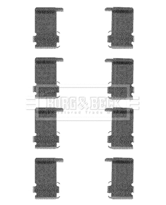 Accessory Kit, disc brake pad (BBK1092)
