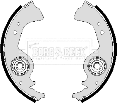 Brake Shoe Set (BBS6244)