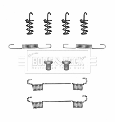 Accessory Kit, parking brake shoes (BBK6352)