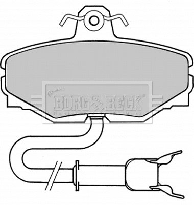 Brake Pad Set, disc brake (BBP1334)