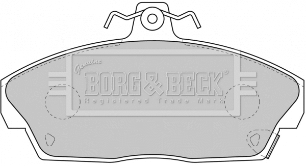 Brake Pad Set, disc brake (BBP1559)