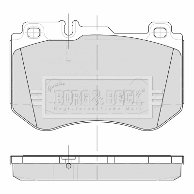 Brake Pad Set, disc brake (BBP2501)