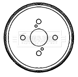 Brake Drum (BBR7130)