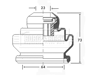 Bellow Kit, drive shaft (BCB2440)