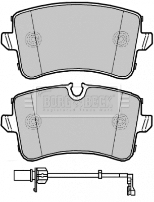 Brake Pad Set, disc brake (BBP2292)