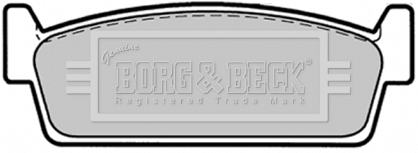 Brake Pad Set, disc brake (BBP1374)