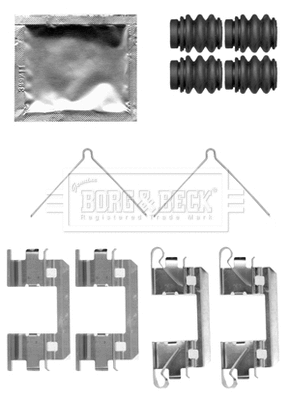 Accessory Kit, disc brake pad (BBK1502)