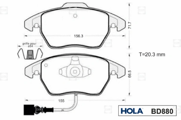 Brake Pad Set, disc brake