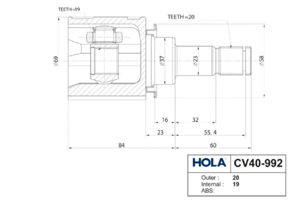 Joint Kit, drive shaft