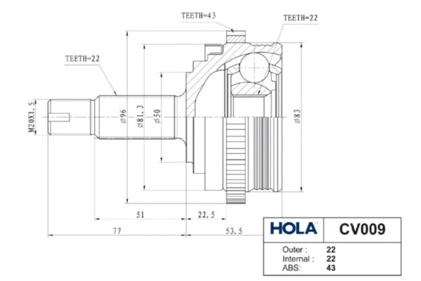 Joint Kit, drive shaft