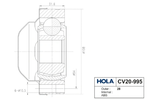 Joint Kit, drive shaft