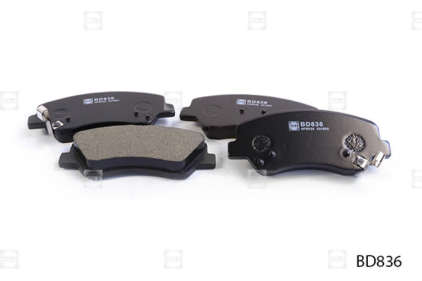 Brake Pad Set, disc brake (BD836)