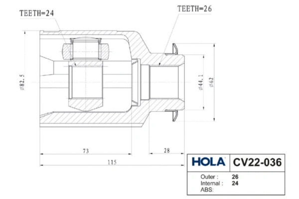 Joint Kit, drive shaft