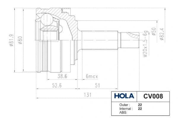 Joint Kit, drive shaft