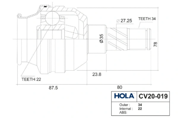 Joint Kit, drive shaft