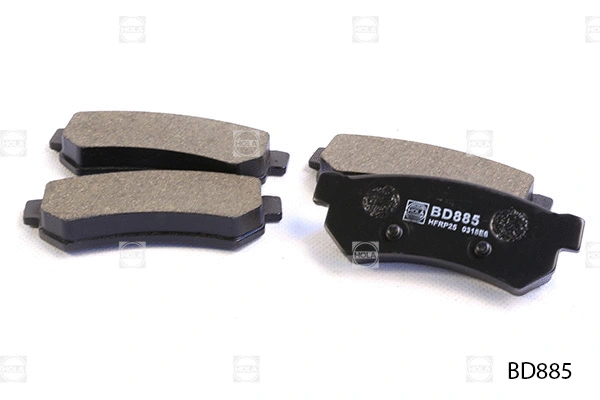 Brake Pad Set, disc brake (BD885)