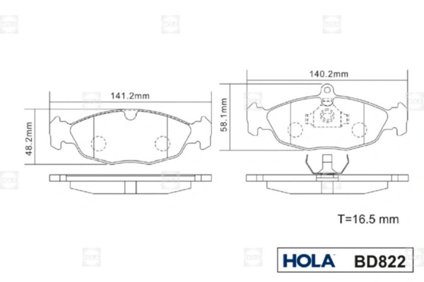 Brake Pad Set, disc brake