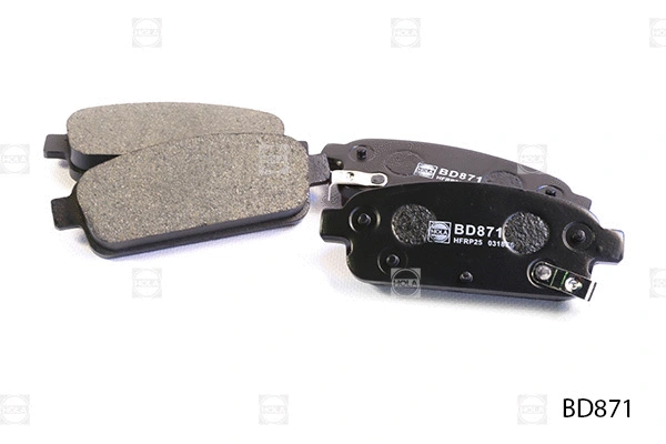 Brake Pad Set, disc brake (BD871)
