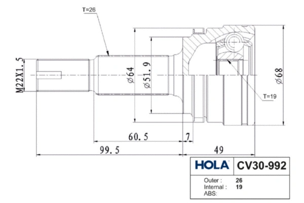 Joint Kit, drive shaft