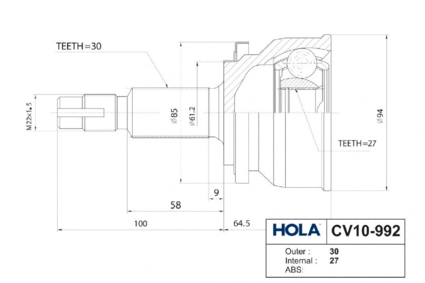 Joint Kit, drive shaft