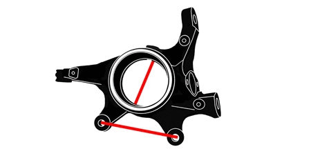Steering Knuckle, wheel suspension