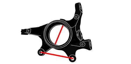 Steering Knuckle, wheel suspension