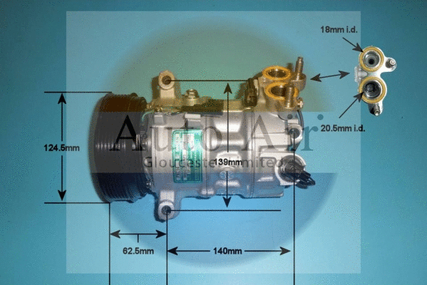 Compressor, air conditioning (14-1732)