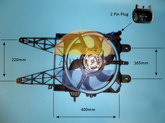 Electric Motor, radiator fan (05-1328)