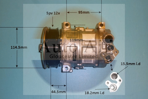 Compressor, air conditioning (14-0344)