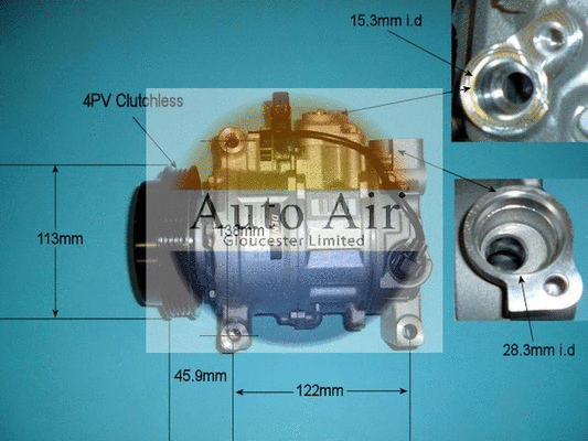 Compressor, air conditioning (14-9730)