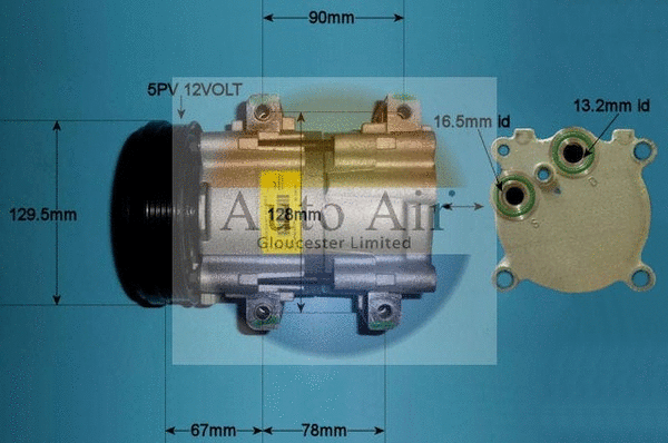 Compressor, air conditioning (14-0236)