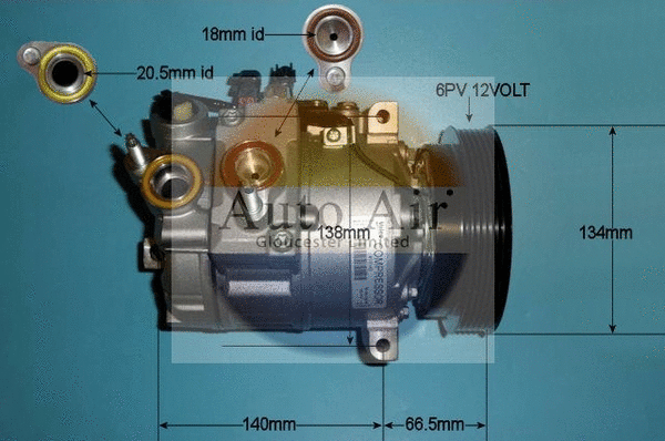 Compressor, air conditioning (14-9690)