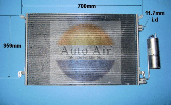 Condenser, air conditioning (16-1241A)
