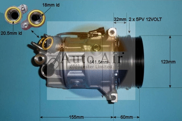 Compressor, air conditioning (14-2068)