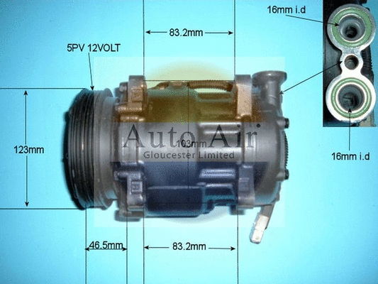 Compressor, air conditioning (14-1500R)