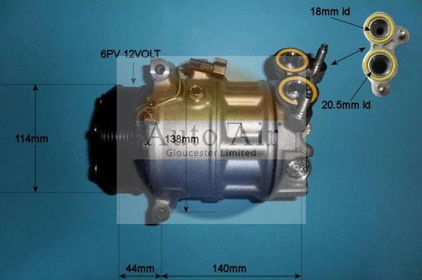 Compressor, air conditioning (14-0072)