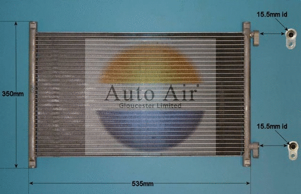 Condenser, air conditioning (16-1121)
