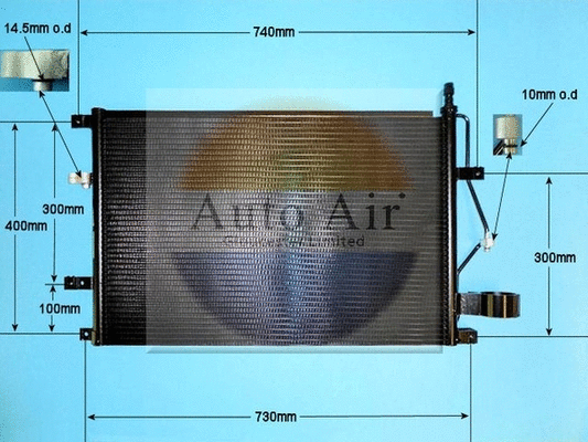 Condenser, air conditioning (16-6549)