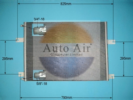 Condenser, air conditioning (16-9930)