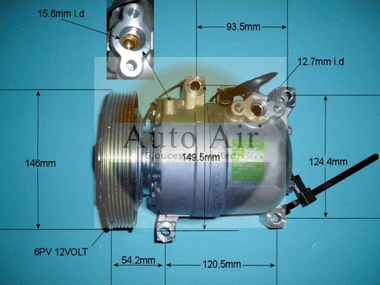 Compressor, air conditioning (14-6072)