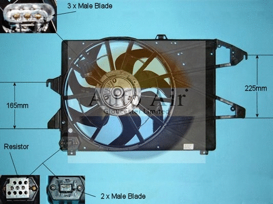 Electric Motor, radiator fan (05-1147)