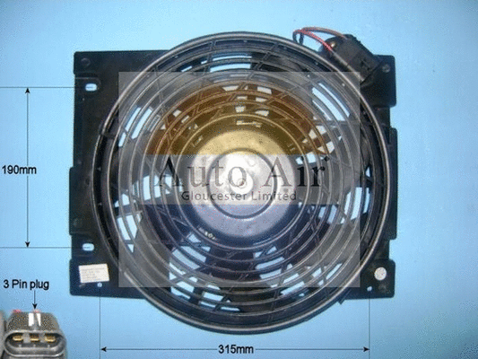 Electric Motor, radiator fan (05-1165)