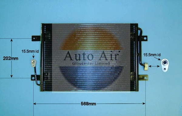 Condenser, air conditioning (16-9792)