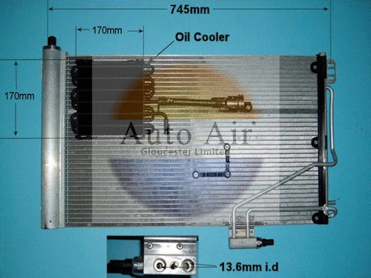 Condenser, air conditioning (16-1210)
