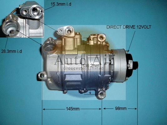 Compressor, air conditioning (14-9646)