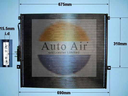 Condenser, air conditioning (16-1173)