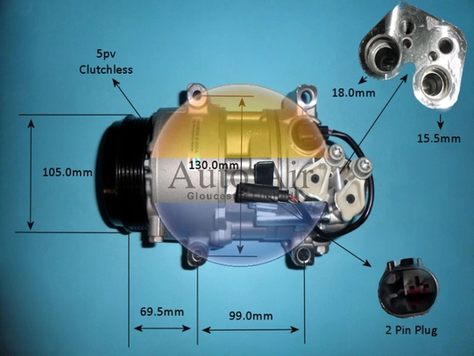 Compressor, air conditioning (14-9728P)