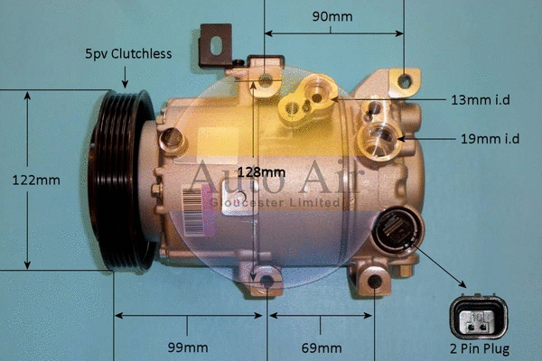 Compressor, air conditioning (14-0354)