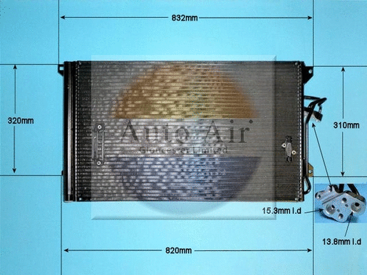 Condenser, air conditioning (16-1418A)
